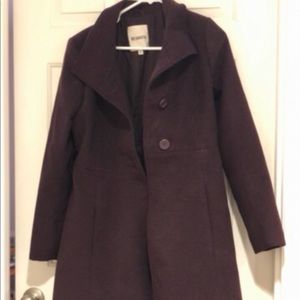 BB Dakota Purple Belted Coat